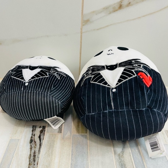 Squishmallows Jack Skellington, 8 Inch and 6 inch duo - Picture 8 of 15